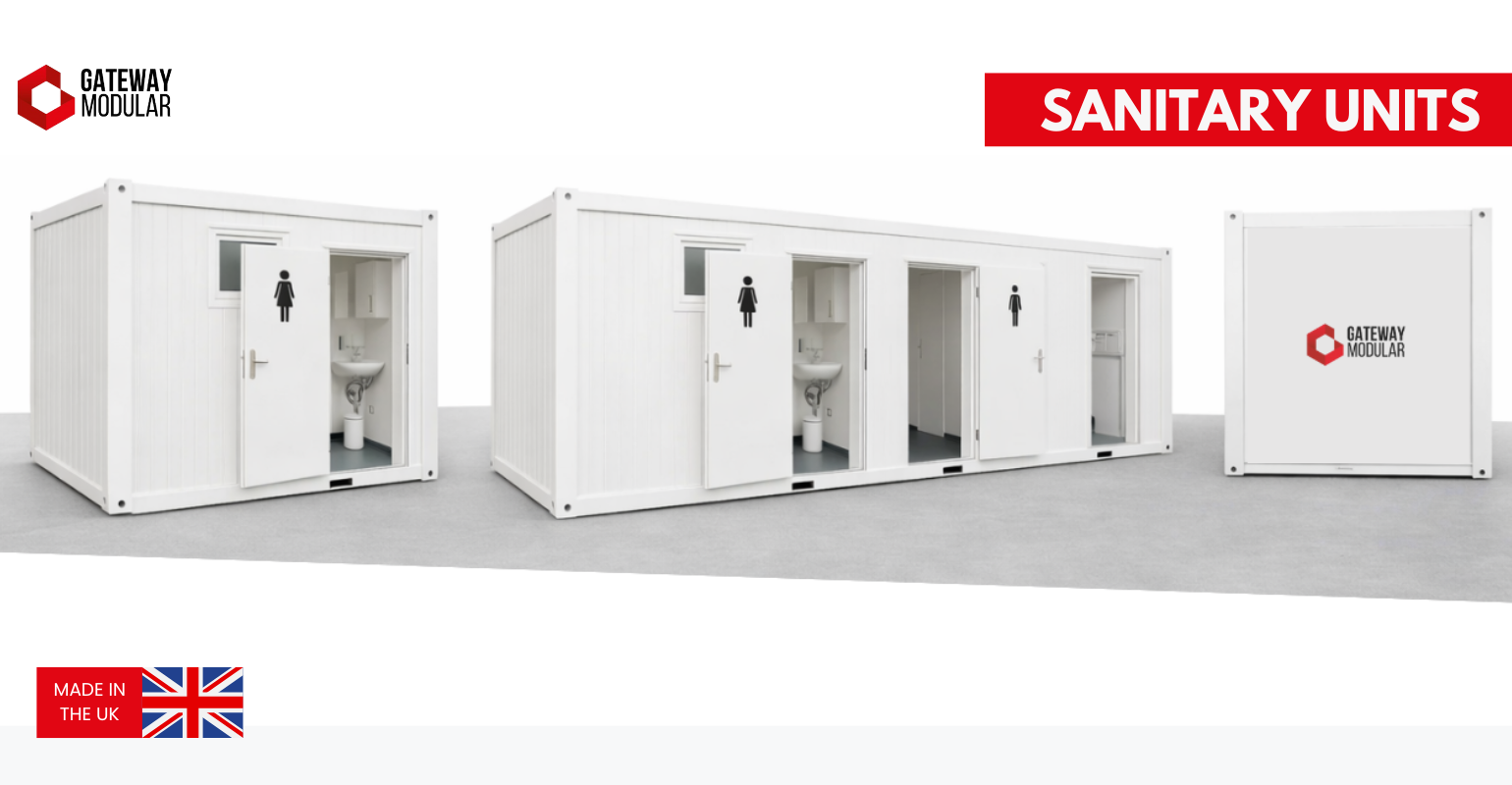 Explore Gateway Modulars hygienic and custom sanitary units for sale across the UK