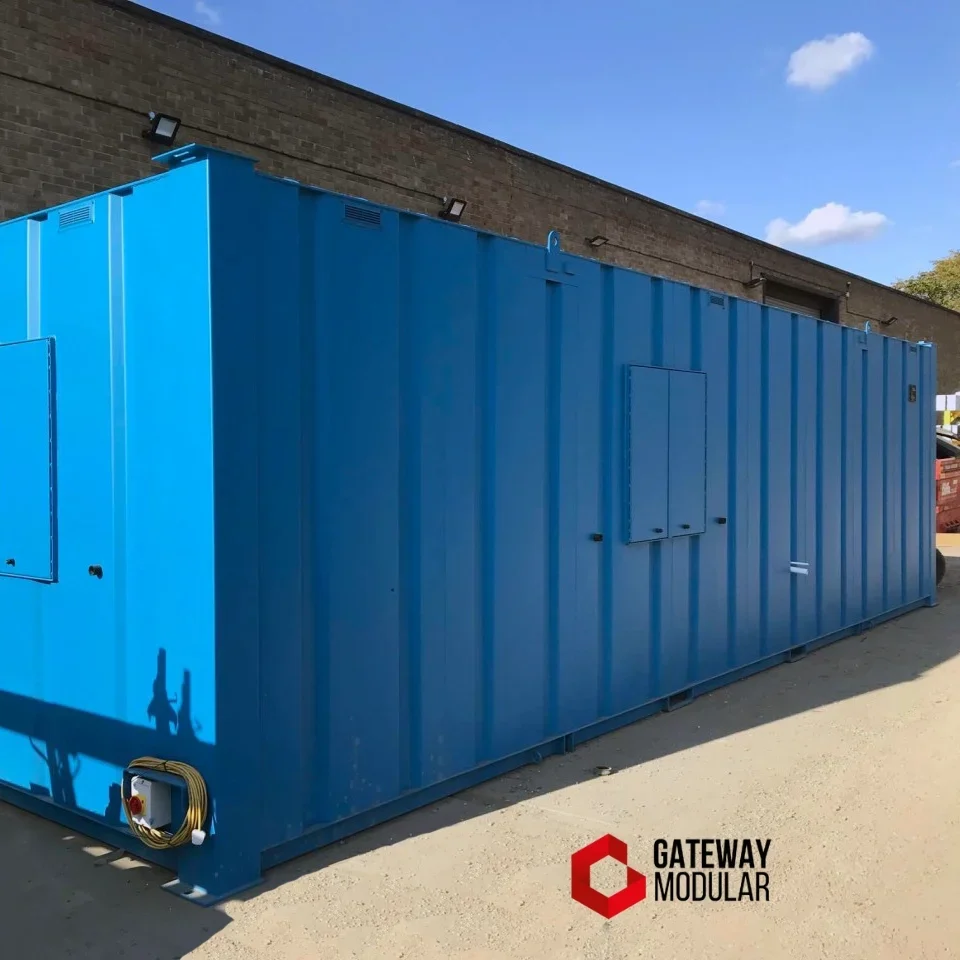 Gateway Modular fabricated steel container food kiosk built for Beverley Town FC. Receive your free modular solutions quote today!