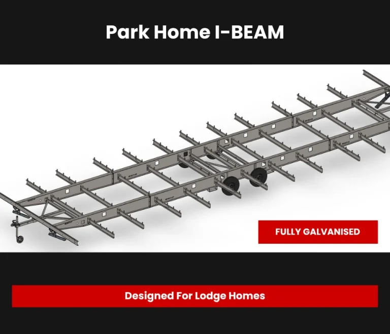 Gateway Chassis steel I-beam chassis for lodge foundations
