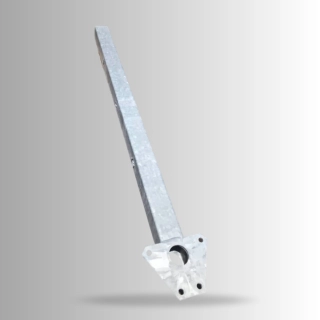 Tow Bar Without Hitch Tow bar without hitch (70x3 1250) – SAP: W-TFI-01250-01-GV-N – robust towing arm for chassis.