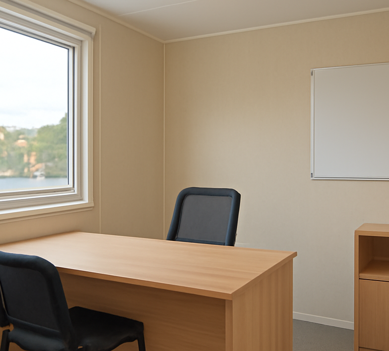 Gateway Modular's welfare units interior layout design options for site use