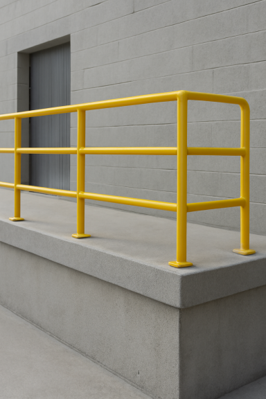 Custom Guard Rails Custom steel guard rails fabricated by Gateway Fabrications, providing robust safety solutions nationwide.