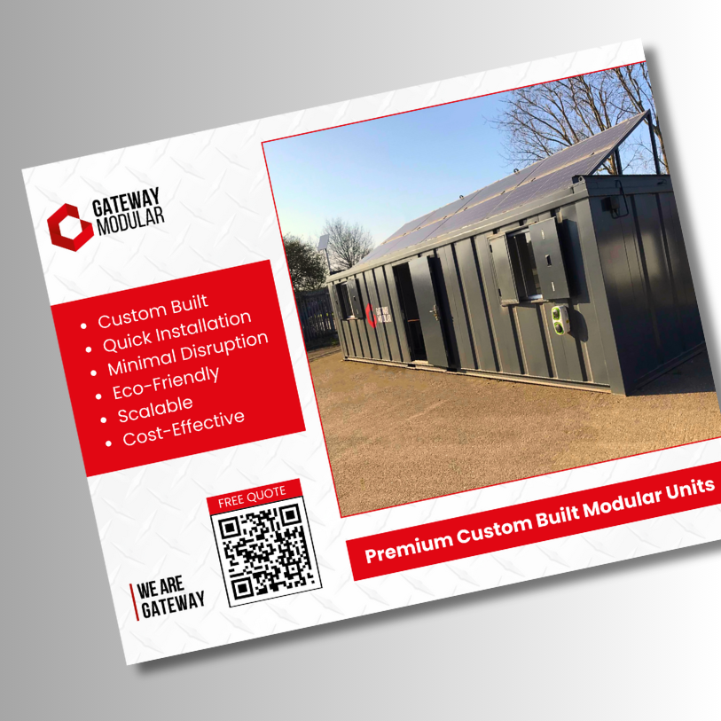 Download Gateway Modular Free Brochure for custom containers across the UK