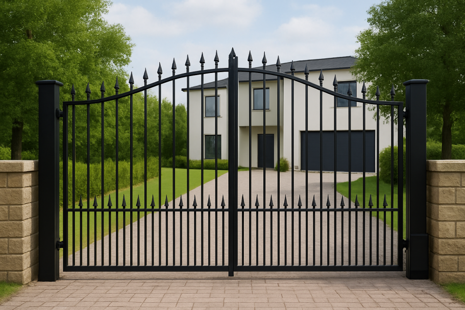 Electric Steel Gates Fabrication in Hull - Custom Automated Gates for Security, Access Control & Convenience