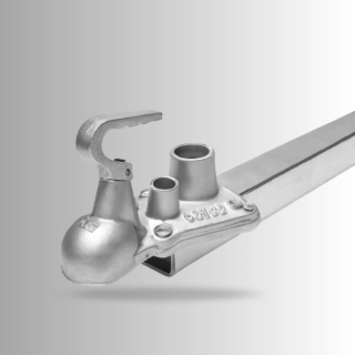 Tow bar with hitch Tow bar with 50mm hitch (70x3 1250) galvanised – SAP