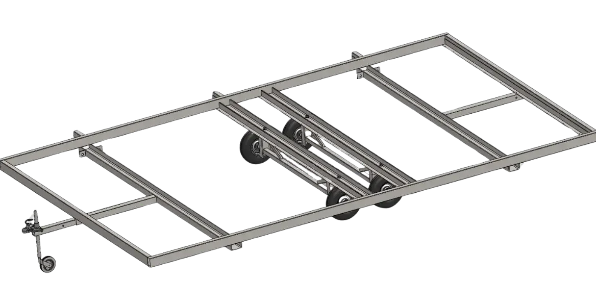 GATEWAY CHASSIS HOLIDAY POD FRAME FOR SALE IN THE UK PERFECT FOR GLAMPING PODS