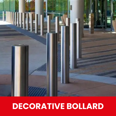 Fabricated Custom Size Steel Decorative Bollard manufactured in Hull by Gateway Fabrications