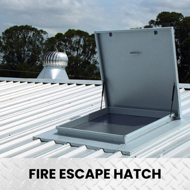 Fire escape hatch fabricated by Gateway Fabrications Hull for sale across the UK