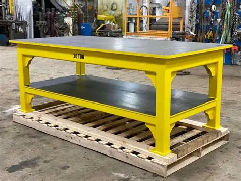Steel Work Stations Steel fabricated industrial work bench used as work station and table manufactured by Gateway Fabrications in Hull delivering UK nationwide.