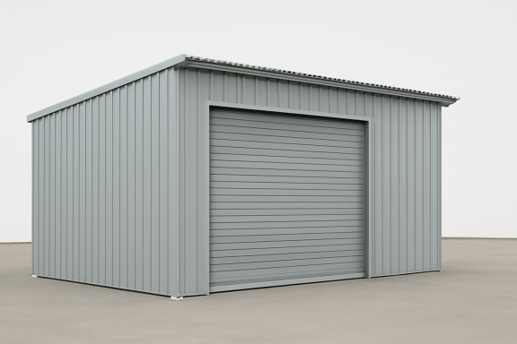 Enclosed Shelters Secure enclosed shelter by Gateway Fabrications, Hull, UK, featuring galvanized steel construction.