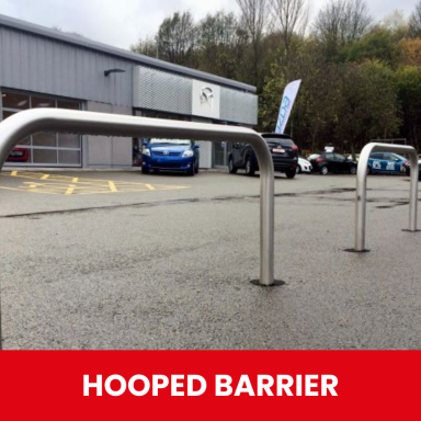 Fabricated Custom Steel Hoop Barrier manufactured in Hull by Gateway Fabrications