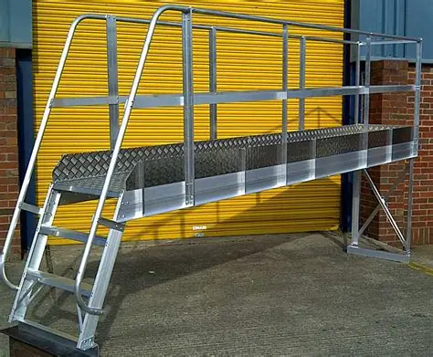 Custom Work Platforms Bespoke and custom fabricated steel work platforms for industrial use - heavy duty made in the UK by Gateway Fabrications